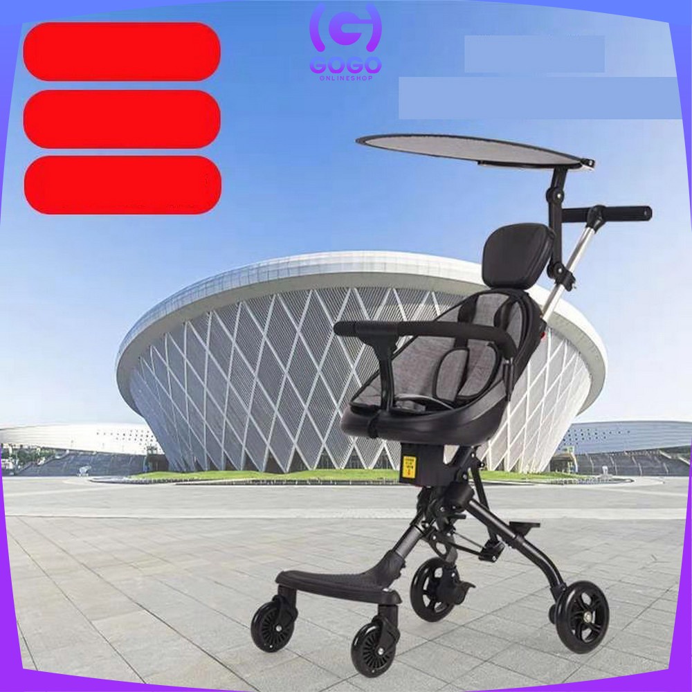 GOGO-C228 Magic Stroller Bayi Murah Stroler Anak Kereta Bayi Dorong Roda 4 / Baby Stroller Import