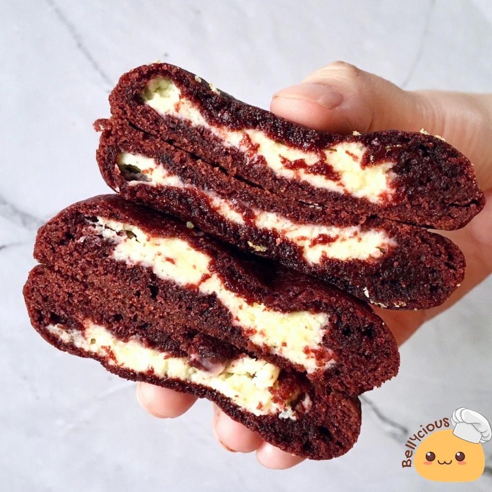 

ベ red velvet soft baked cookies bellycious べ