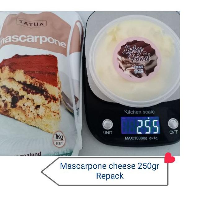

SALE✅Mascarpone cheese 250gr Tatua Mascarpone tiramisu halal|SQ5