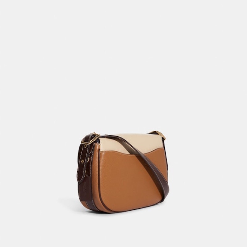 Coach Macie Saddle Bag In Colorblock (CB895)