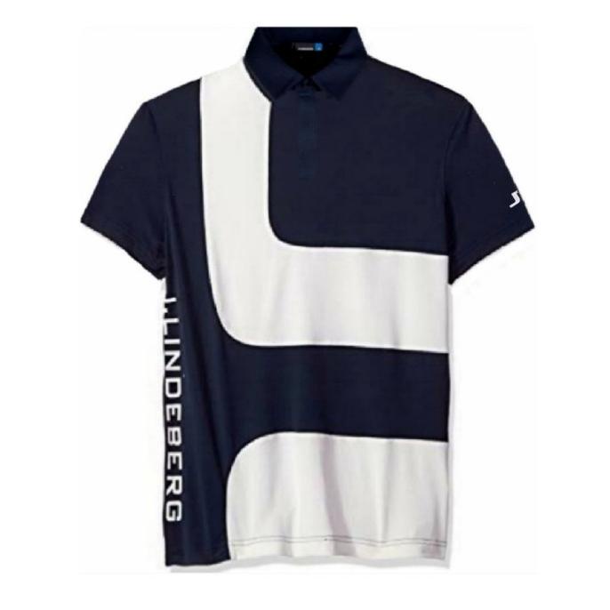 Kaos Polo shirt golf j.lindeberg baju Krah polo pria