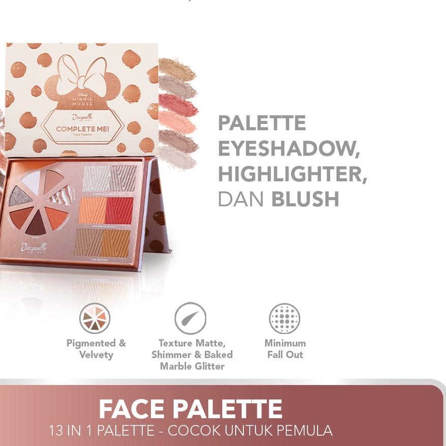 BAYAR DITEMPAT✔️Jacquelle Complete Me! Face Palette - Disney Minnie Mouse Edition - Multitasking Pal