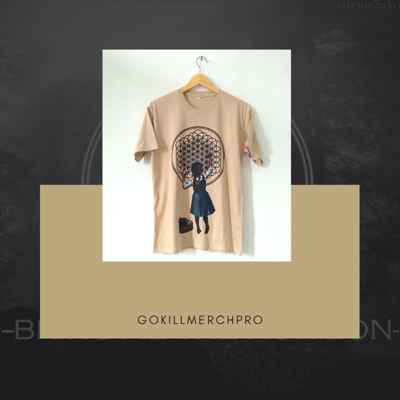 Sempiternal Tshirt Bring Me The Horizon Cream/ BMTH/ KAOS BMTH/ KAOS BAND/ KAOS METAL