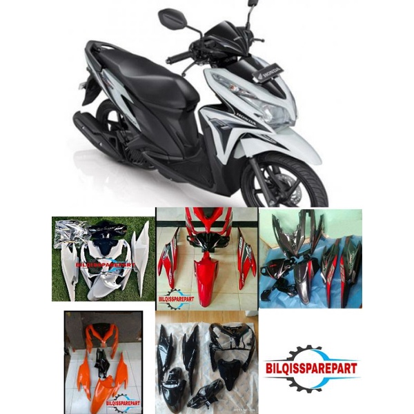 MURAH full body halus honda vario 125 old tahun 2012-2014 warna putih merah hitam oren abu plus stri