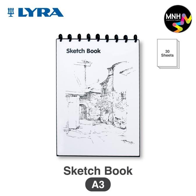 

NEW LYRA SKETCH BOOK 30 PAGES A3 SALE