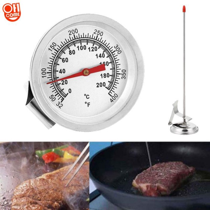 ABDL Oh Probe Termometer Masak Bahan Stainless Steel Warna S