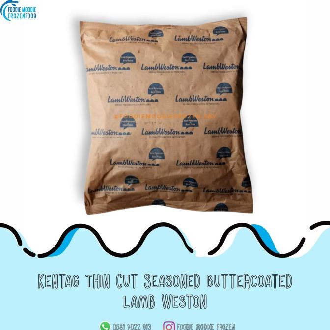 

Kentang Thin Cut Seasoned Buttercoated Lamb Weston Packing Asli 2,3kg