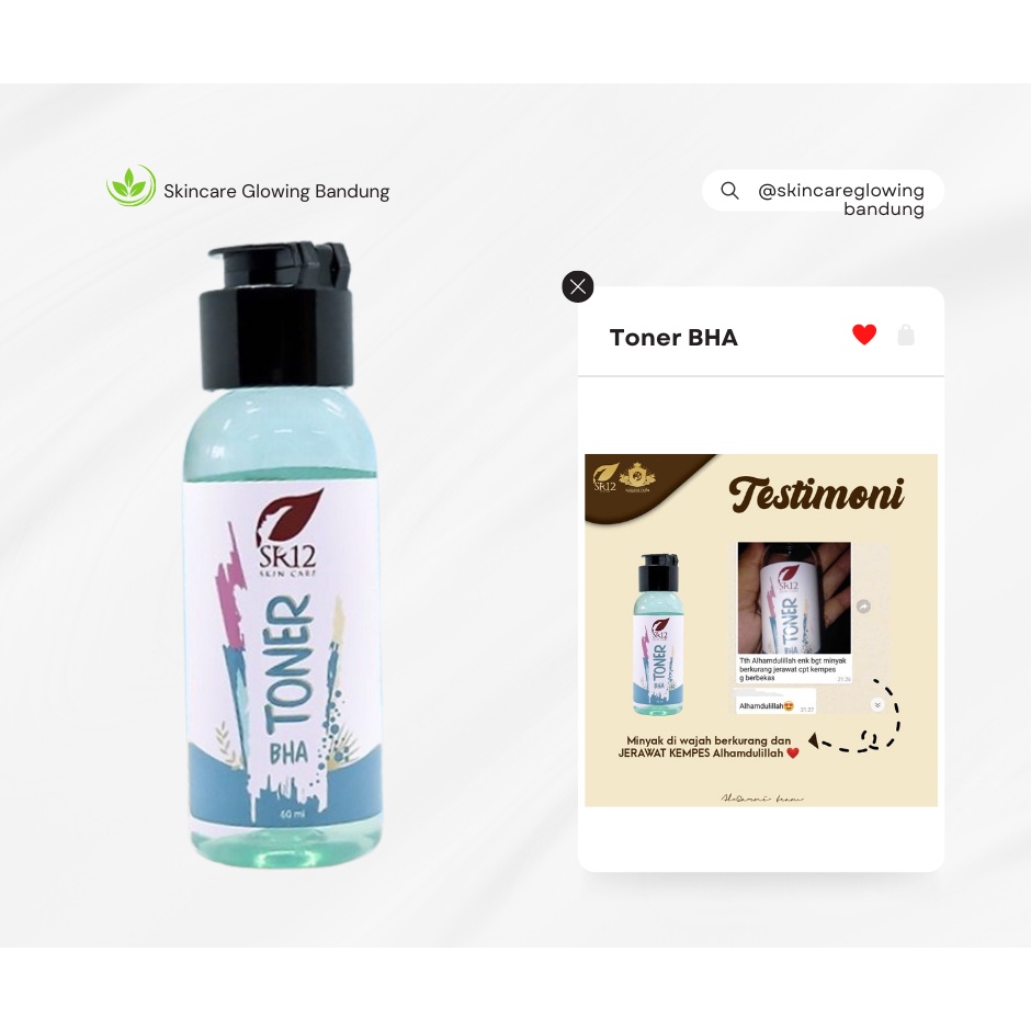 Toner Aha Bha Exfoliating Toner Face Eksfoliasi Daily Clarifying Treatment Toner Pengangkat Sel Kulit Mati Essence Toner