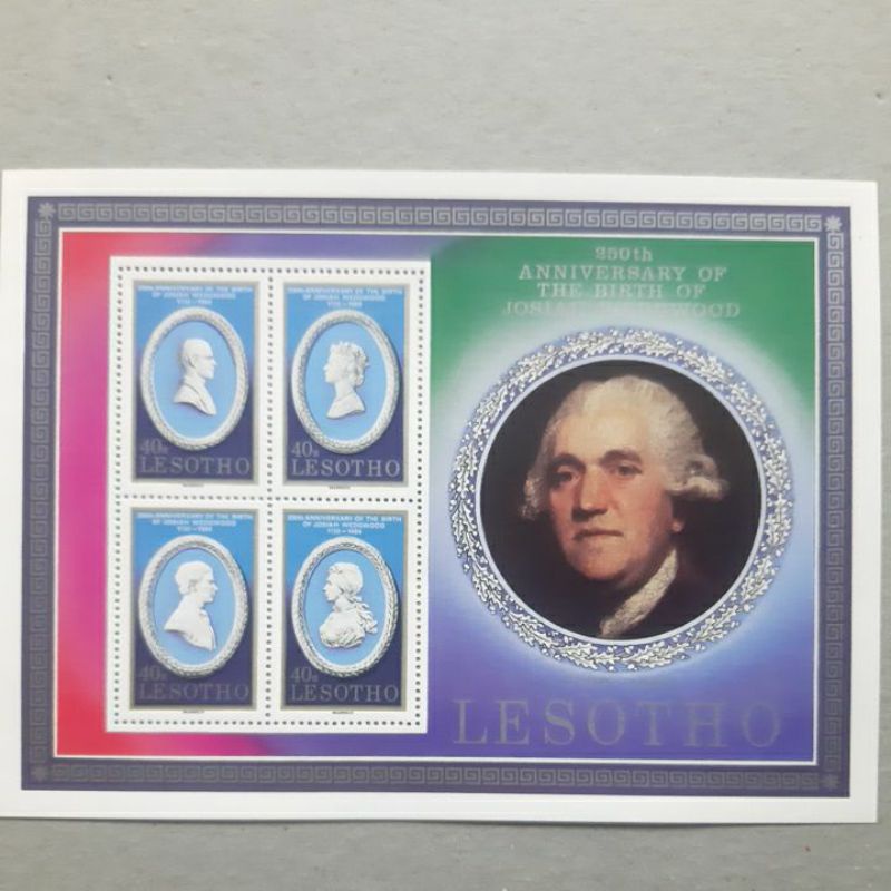 

Perangko Lesotho 1980 250th anniversarry of Josiah Wedgwood sheet 4 prangko