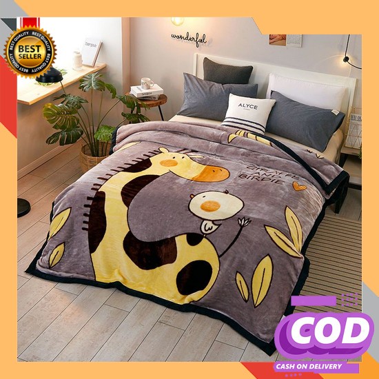 Selimut Bayi Extra Tebal Murah 180X200 Dewasa Polos T4Z6 Putih Karakter Tebal Dewasa Jumbo Karakter 