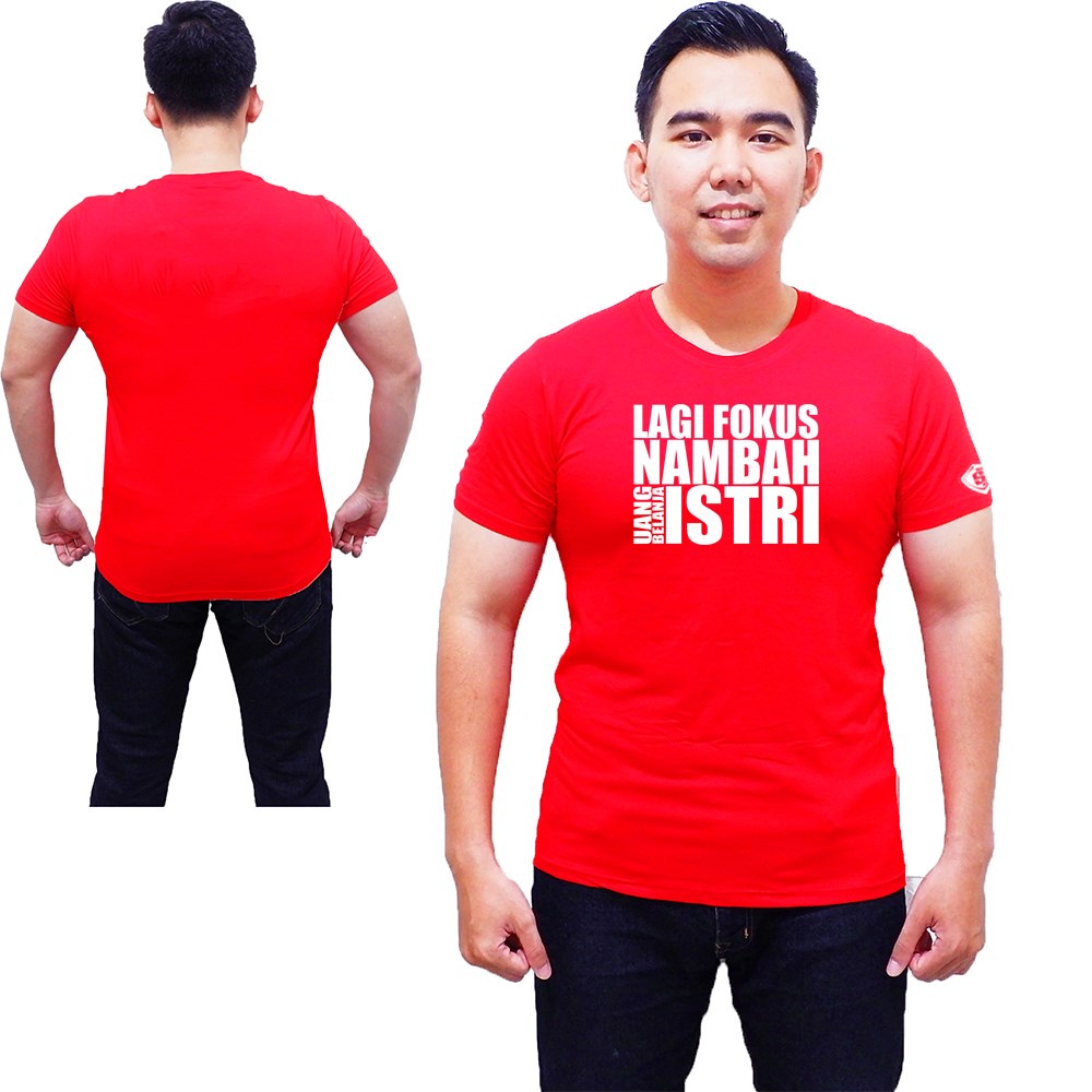 Kaos Kata Lucu Lagi Fokus Nambah Istri