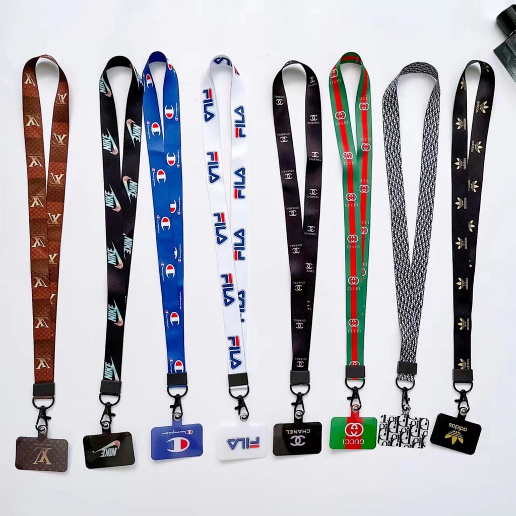 2 IN 1 ID CARD + TALI STRAP GANTUNGAN HP LANYARD PANJANG UNIVERSAL / GANTUNGAN KUNCI / GANTUNGAN FLASH DISK