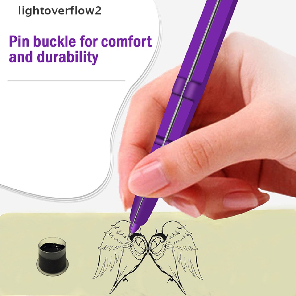 (lightoverflow2) 1 Pc Stik Holder Pen Tattoo Untuk Tangan (ID)