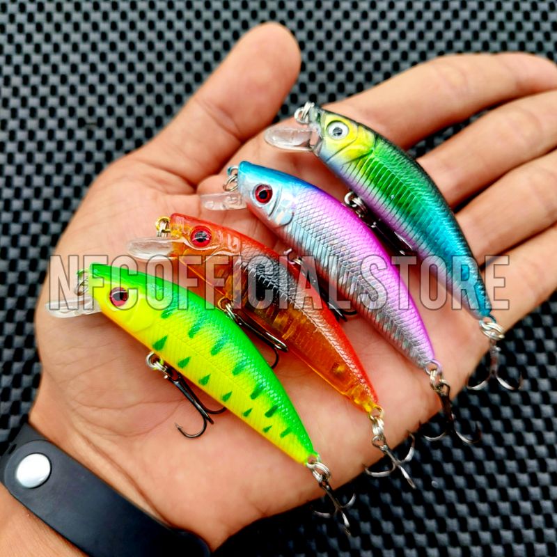 Lure Minnow Floating 7 cm 8 gram Best Killer Action LONG CAST