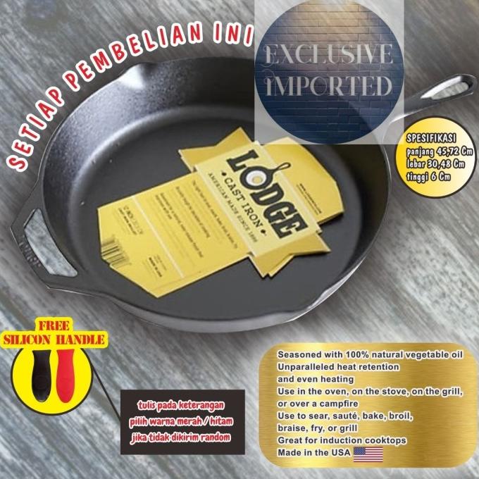 ] Lodge Cast Iron Skillet 12 Inch L10SK3 cast iron skillet Made In USA 