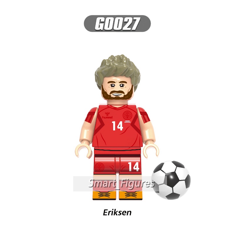 G0104 Miniatur Figure Pemain Sepak Bola Kane Virgil World Cup Eriksen Untuk Koleksihadiah
