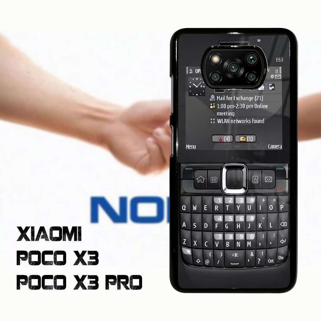 Case Kilau Poco Phone X3 | X3 NFC | X3 PRO | Casing Hp Xiaomi | Pelindung Smartphone | Motif Nokia J