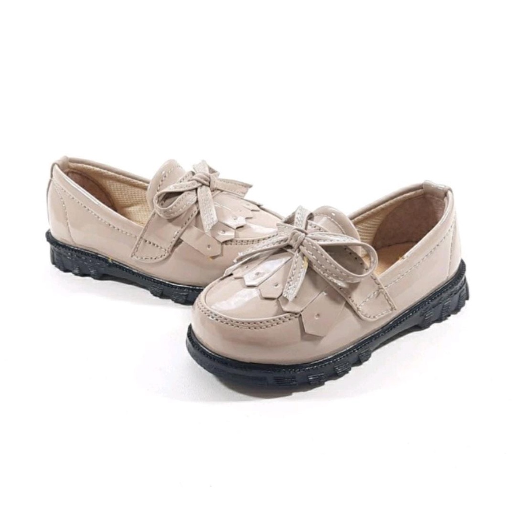 ARMY - Sepatu Dokmart Anak Pita Luchu/Sepatu Loafers Anak Variasi Pita Lucu Murah Size 26-35