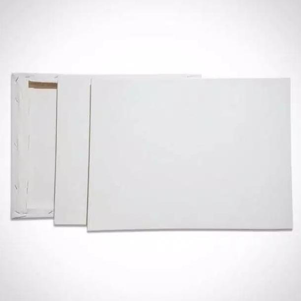 

Kanvas Lukis + Spanram (Gesso) canvas lukis halus berserat 50x50 cm