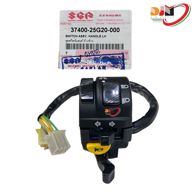 Saklar Kiri Satria Fu150 Old On/Off Lampu Made In Thailand Original Suzuki SGP 37400-25G20