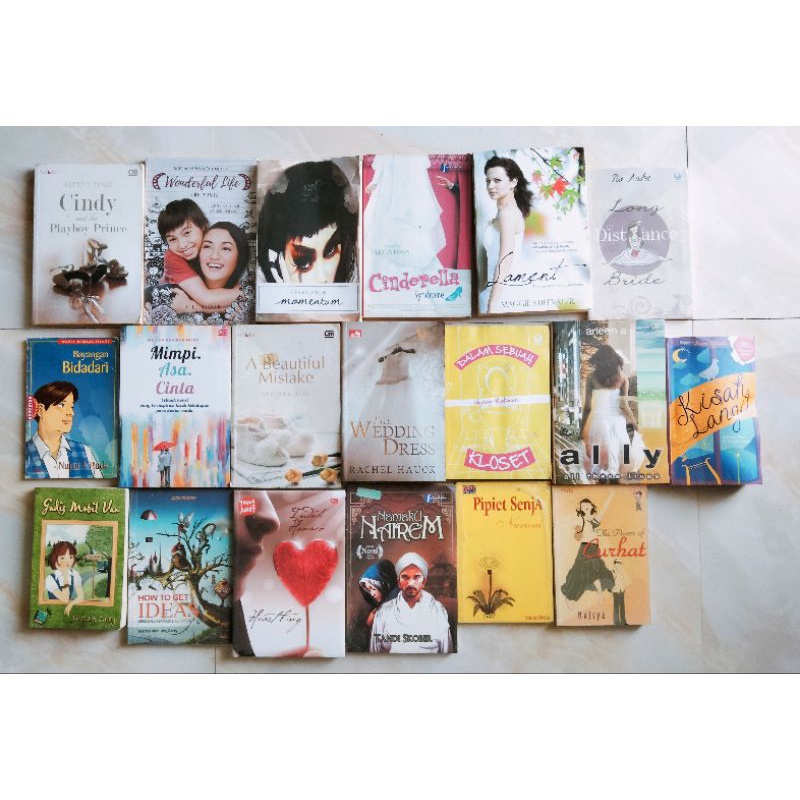 OBRAL BUKU NOVEL DEWASA | NOVEL REMAJA | CUCI GUDANG