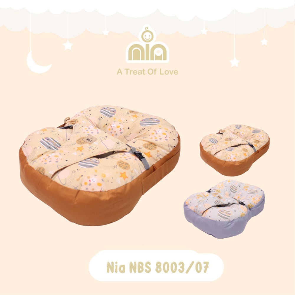 NIA BABY SOFA 3IN1 EARTH / DINO SERIES - SOFA BAYI MULTIFUNGSI NBS8007