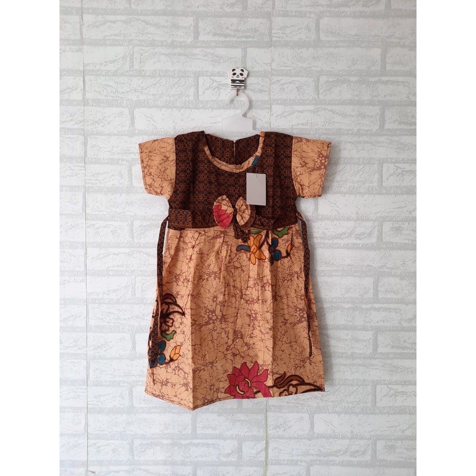 Dress batik anak size L