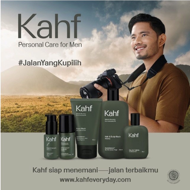 Kahf Revered Oud Eau De Toilette 35 ml - Parfum Pria Wangi Tahan Lama