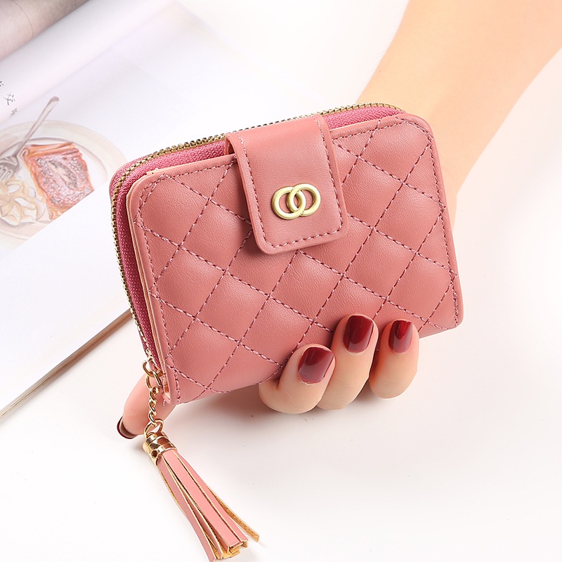 AND / COD / Dompet Lipat Wanita Dompet Cewek Fashion Korean Style Import Dompet Lipat Anak Perempuan Murah Terkini D65