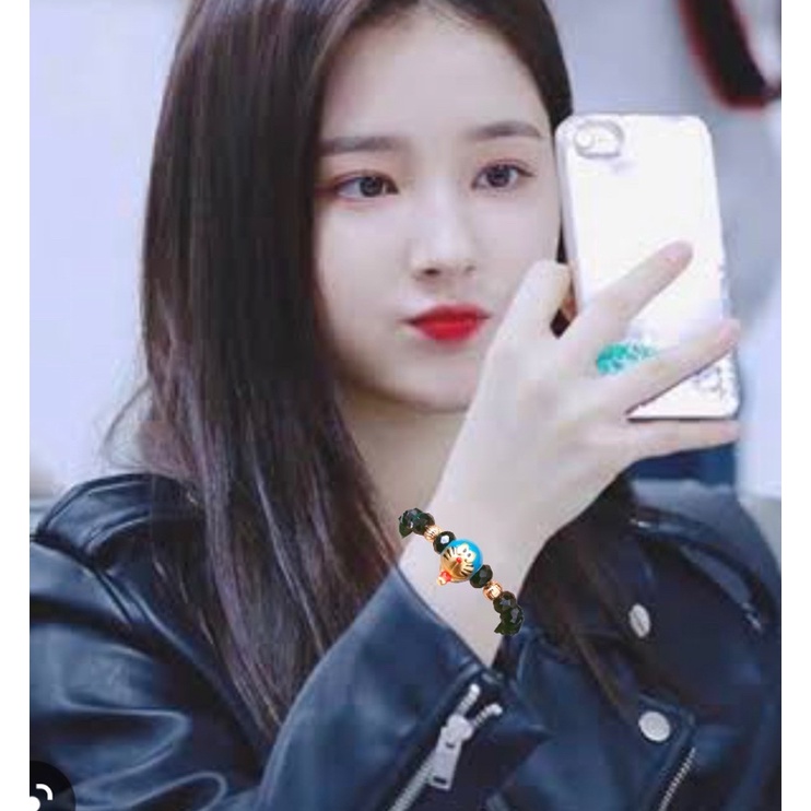 gelang kristal ceko//gelang lapis emas//perhiasan//gelang