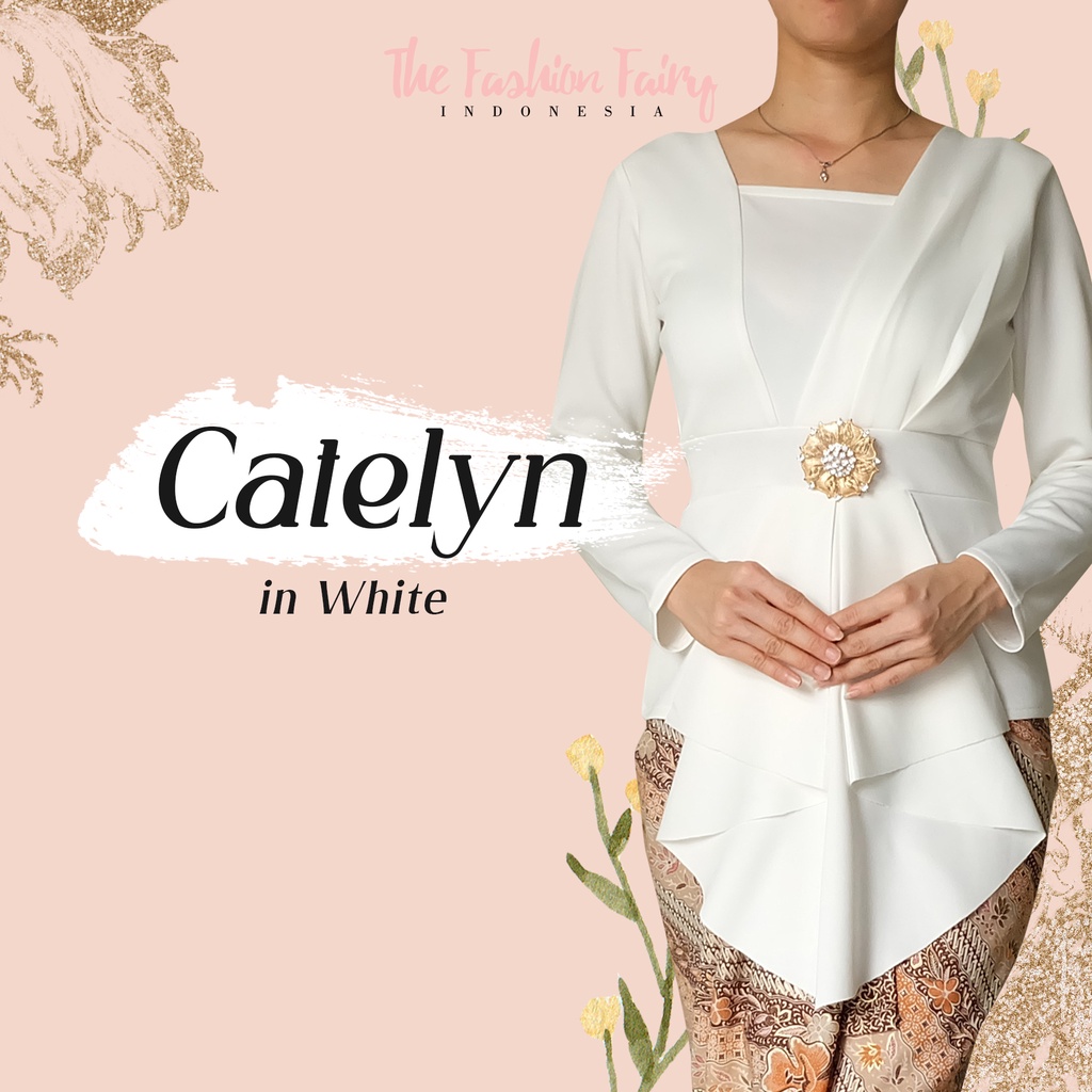 CATELYN BLOUSE SCUBA WANITA