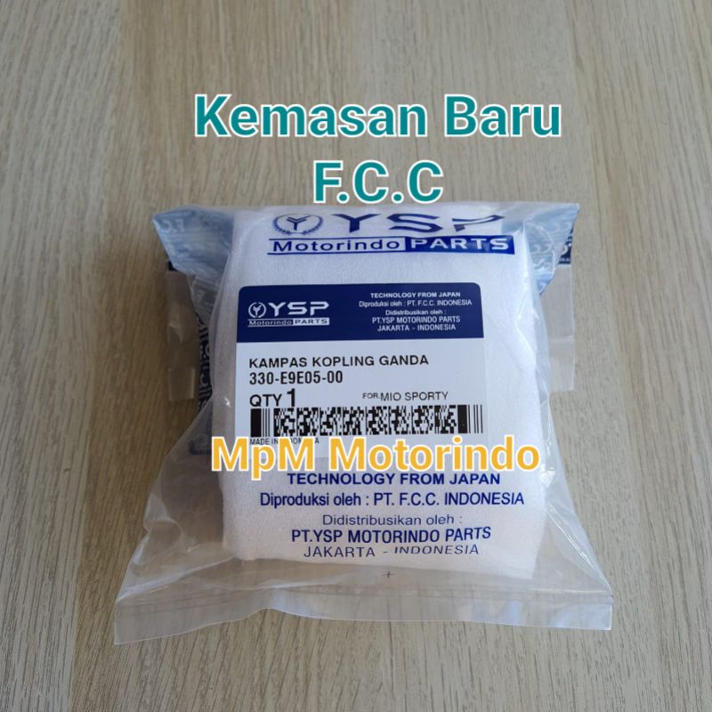 Kampas Kopling Ganda Mio Sporty 5TL Mio Carbu FCC Asli Original 100%