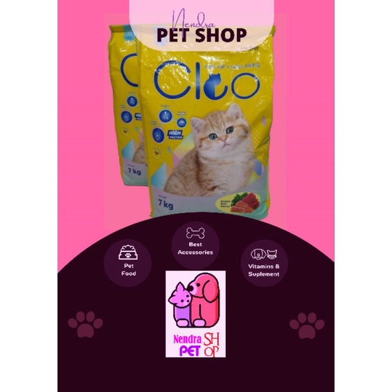 Makanan kucing kitten cleo kitten repack 500 gram