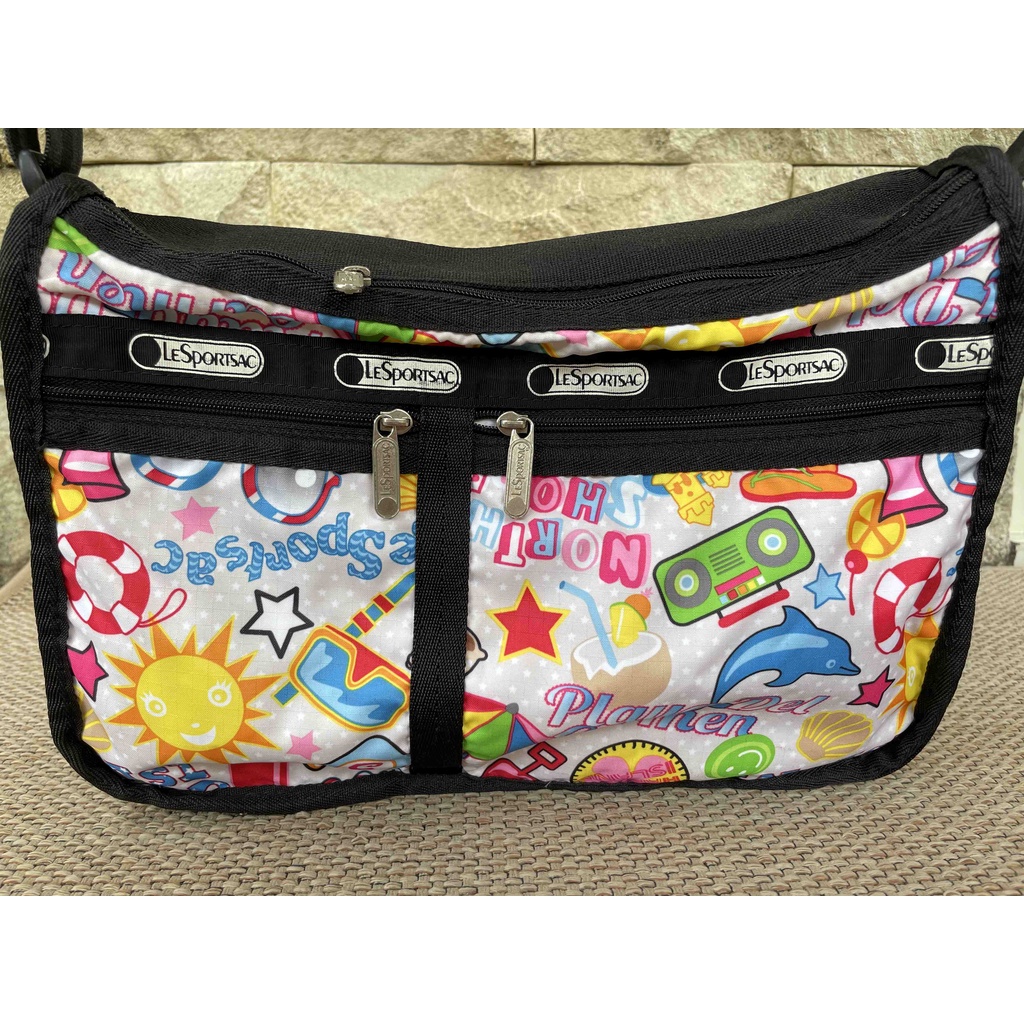 Tas Preloved/Bekas/Tidak Baru Lesportsac Asli Edisi Summer (BISA NEGO HARGA) | Tas Nylon, Tas Tahan 