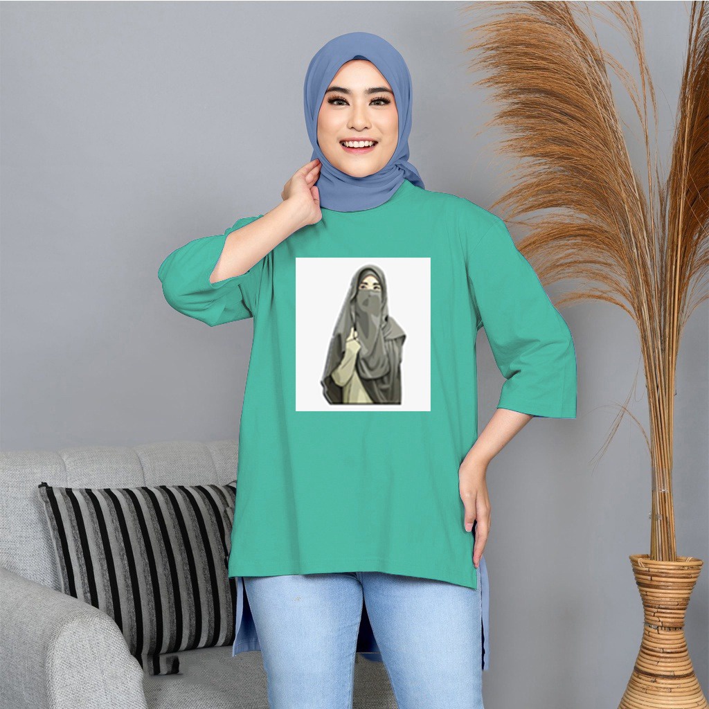 FC - TUNIK BASIC OVERSIZE WANITA HIJAB'S VARIASI 0230 DTF