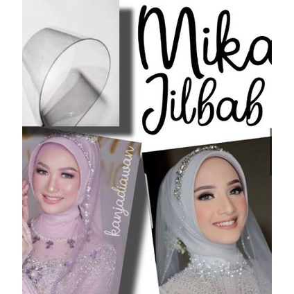 mika plastik untuk hijab (M4)