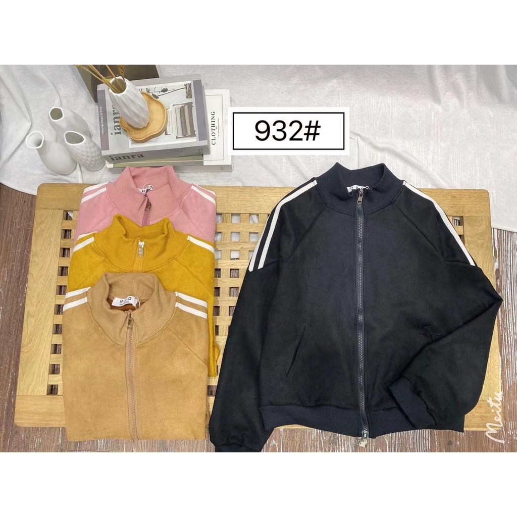 932 Jacket Suede Bomber /Jaket Suede Bomber List Pundak