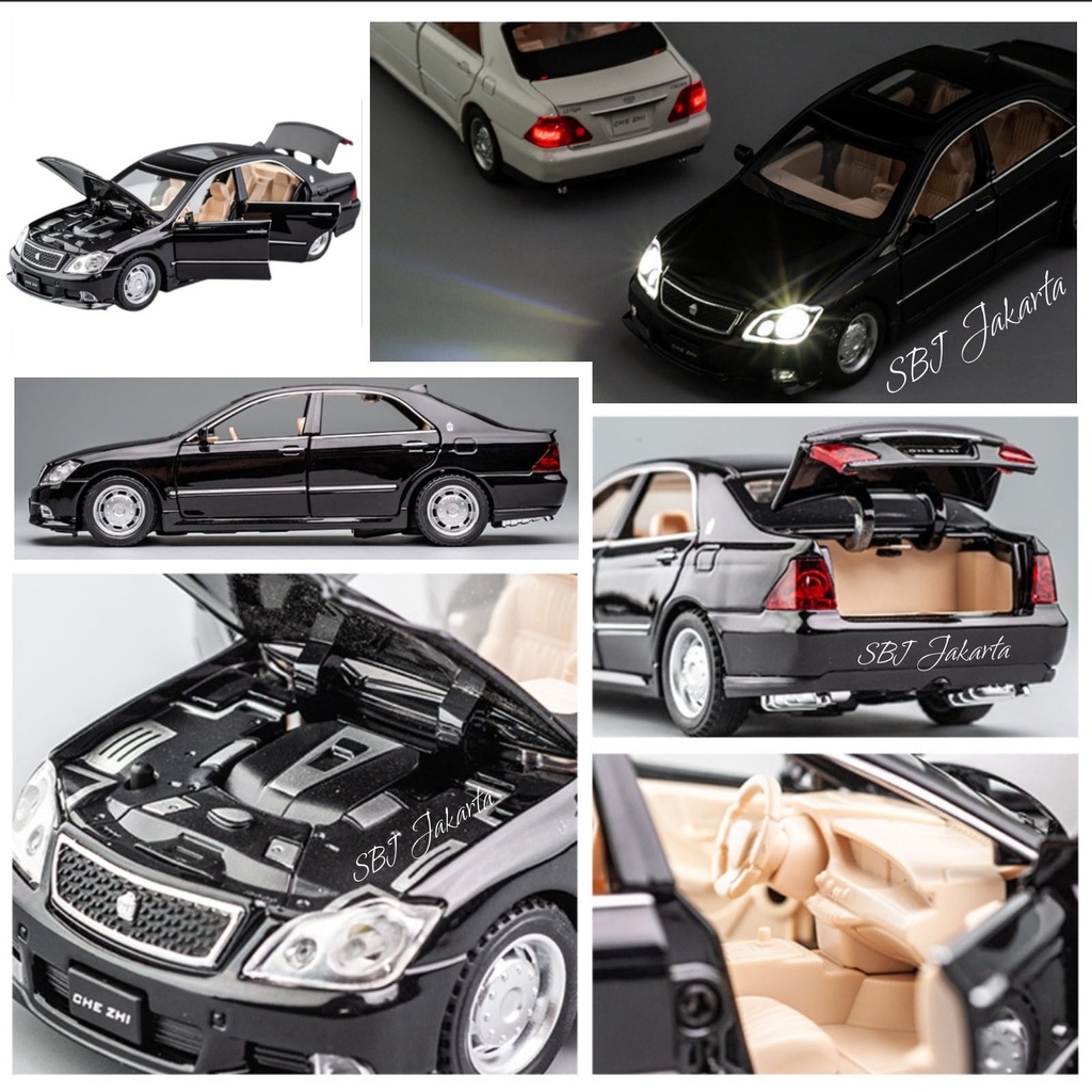 DIECAST MOBIL TOYOTA CROWN 12th GENERATION  METAL SERIES SKALA 1:32 DIECAST MOBIL KLASIK