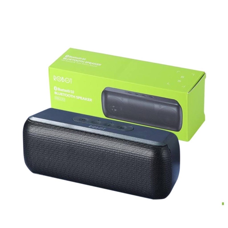 (ROBOT B-220) Speaker Bluetooth Powerfull Bass Stereo Sound portable Speaker Wireless
