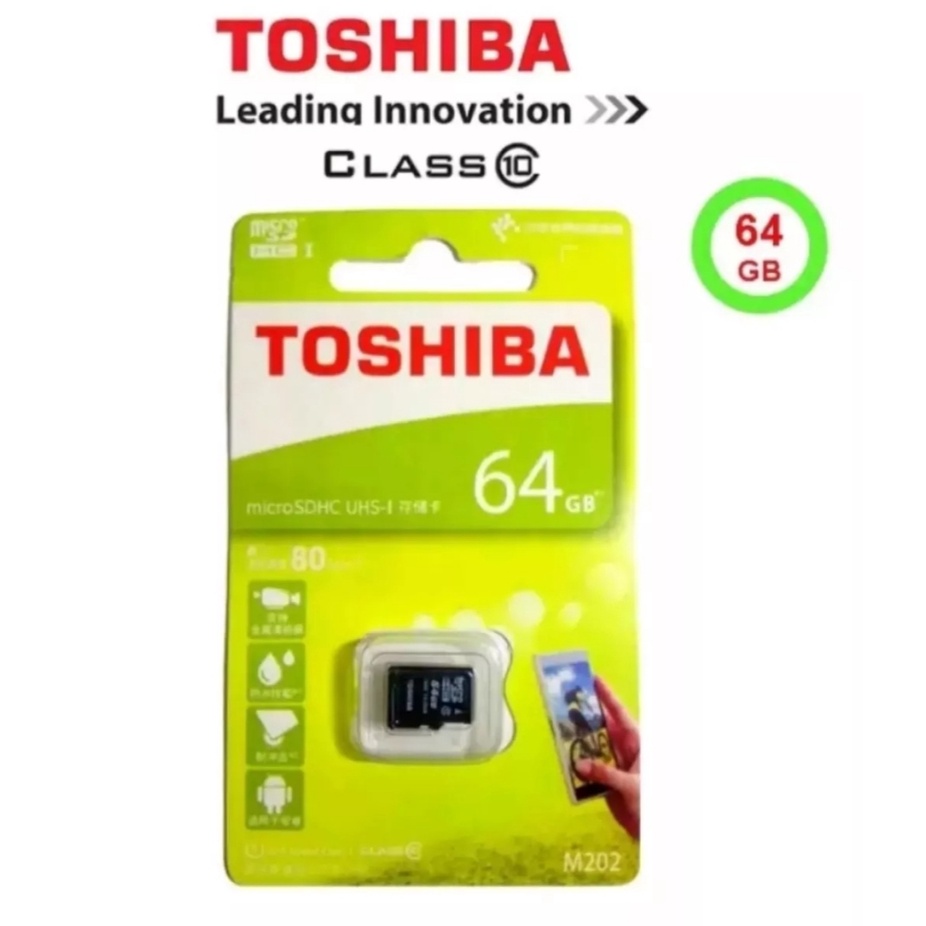 Memory Card-MMC Micro SD Toshiba 8GB-16GB-32GB-64GB-128GB Class10-Penyimpanan Data Support Android All Smartphone-Memory Card HP