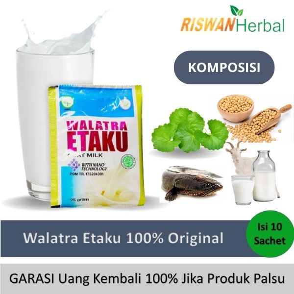 Goat Milk Walatra Etaku Obat Peninggi Badan Dewasa Remaja Susu Kambing Etawa Bubuk Asli Isi 10 Sachet Sudah BPOM Dan Halal MUI