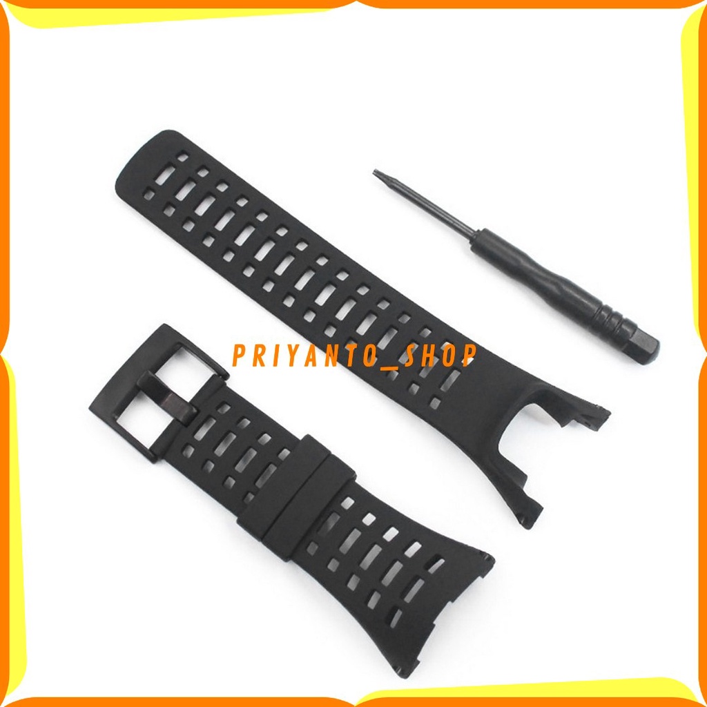 Tali Jam Tangan Rubber Suunto Ambit 1 2 3 4 Peak 2R 2S Strap Original Oem