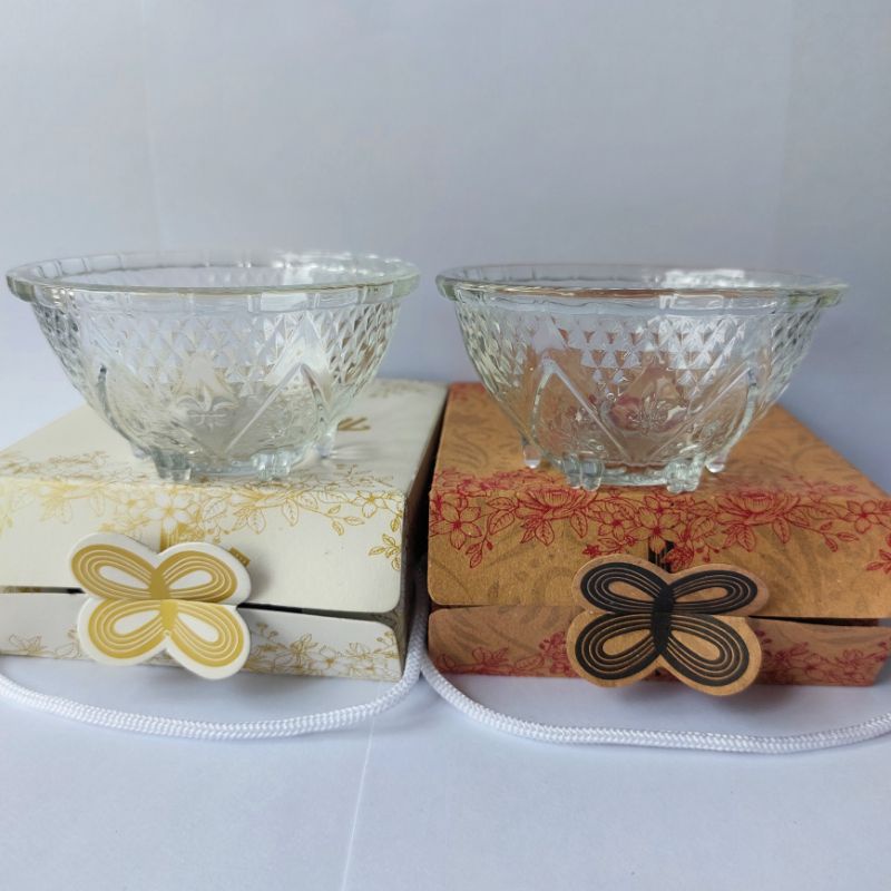 Souvenir mangkuk kaki wayang,mangkuk sambal, asbak,free kemasan box dan tali tanpa sablon