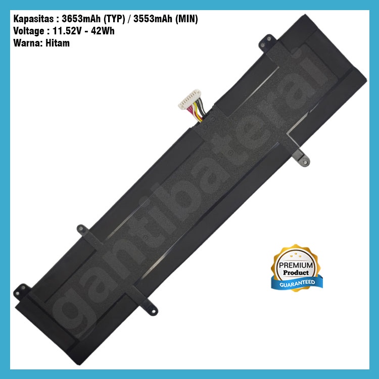 Baterai Laptop Asus S14 S410UA S410UN S410UQ S410UNF B31N1707 ORI