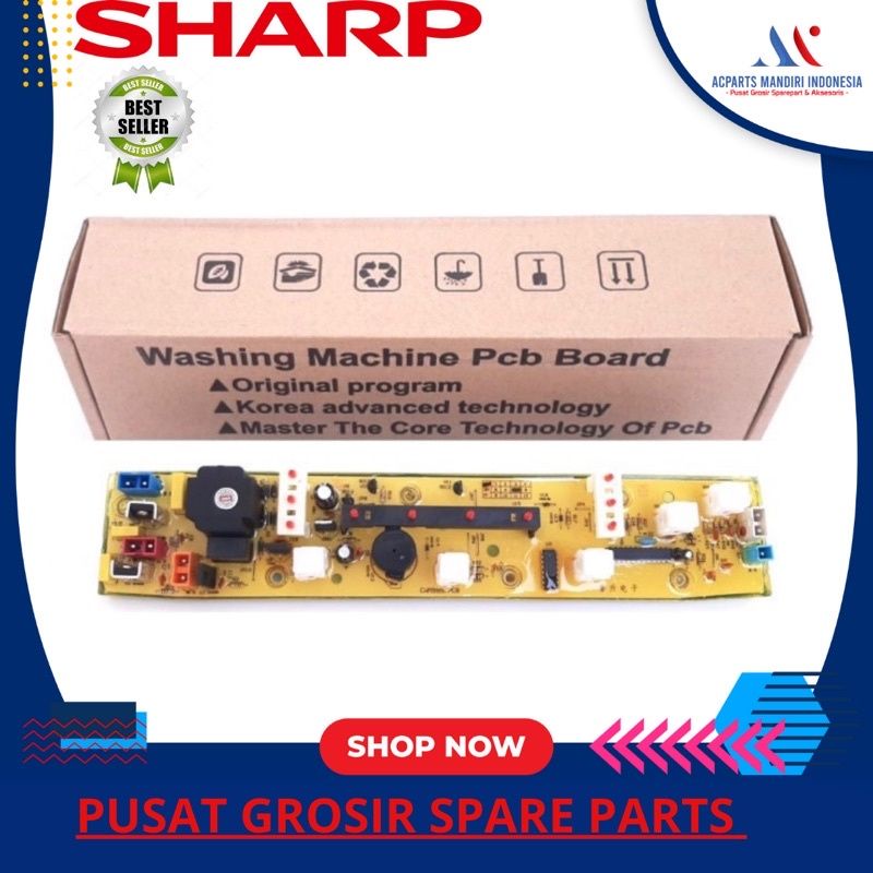 SHARP ES-F800 / ES-F850 modul pcb mesin cuci Top Loading