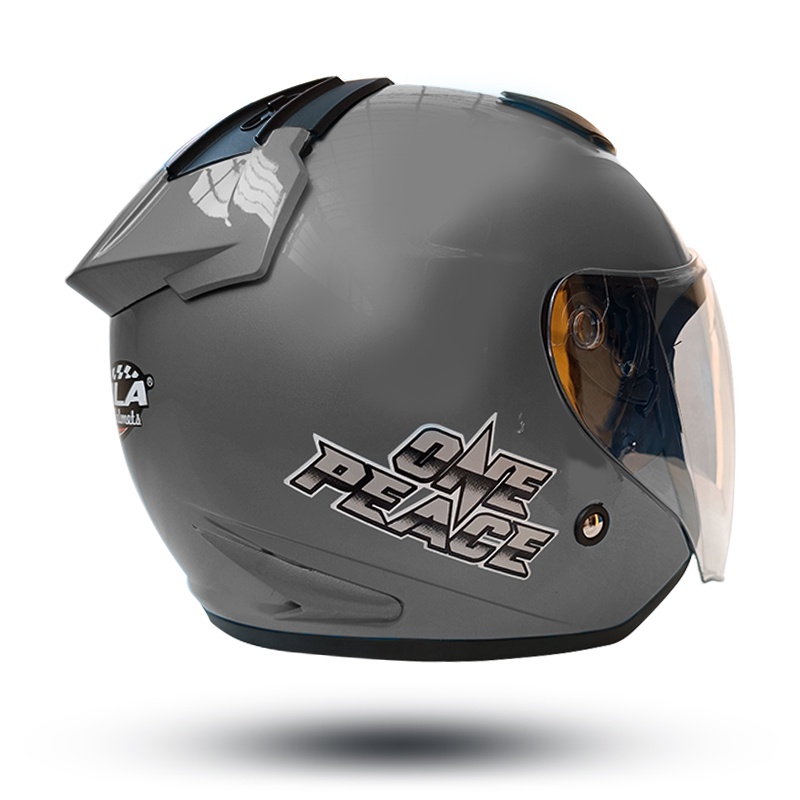 Helm Half Face MLA ONE PEACE / DJ MARU SOLID Untuk Pria Dan Wanita Dewasa COD