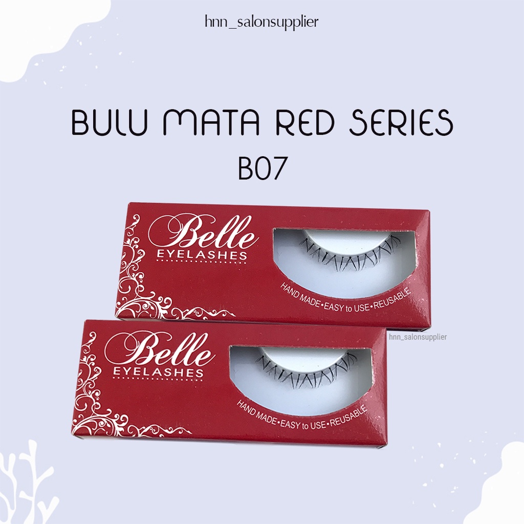 B07 Bulu Mata Bawah Palsu Handmade Fake Eyelash Eye Lashes Lash Artifivial Belle Eyelashes