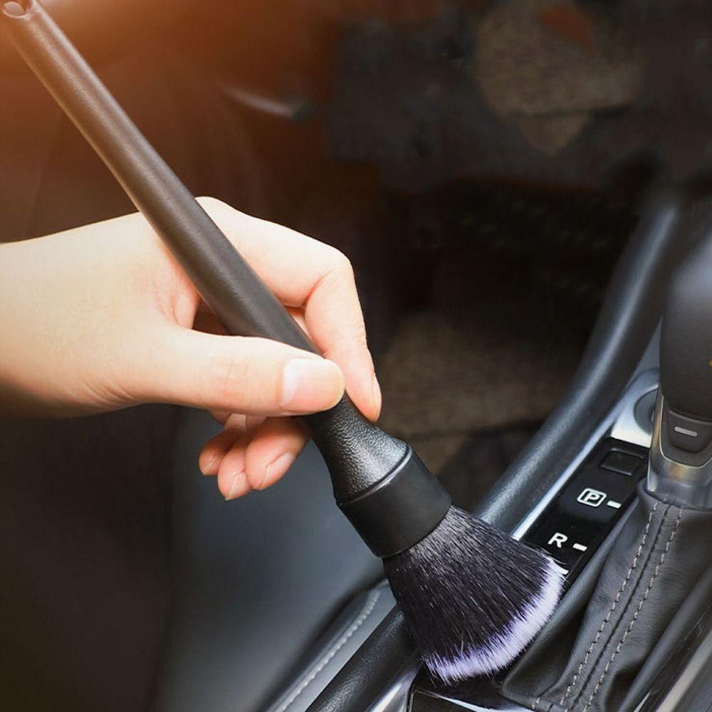 LANFY Sikat Detail Interior Mobil Kualitas Tinggi Awet Lembut Kendaraan Penghilang Debu Sintetis Celah Outlet Udara Gap Duster Detailing Brush