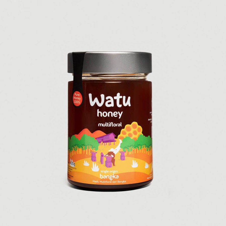 Watu Multifloral Honey Bangka 400 Gr