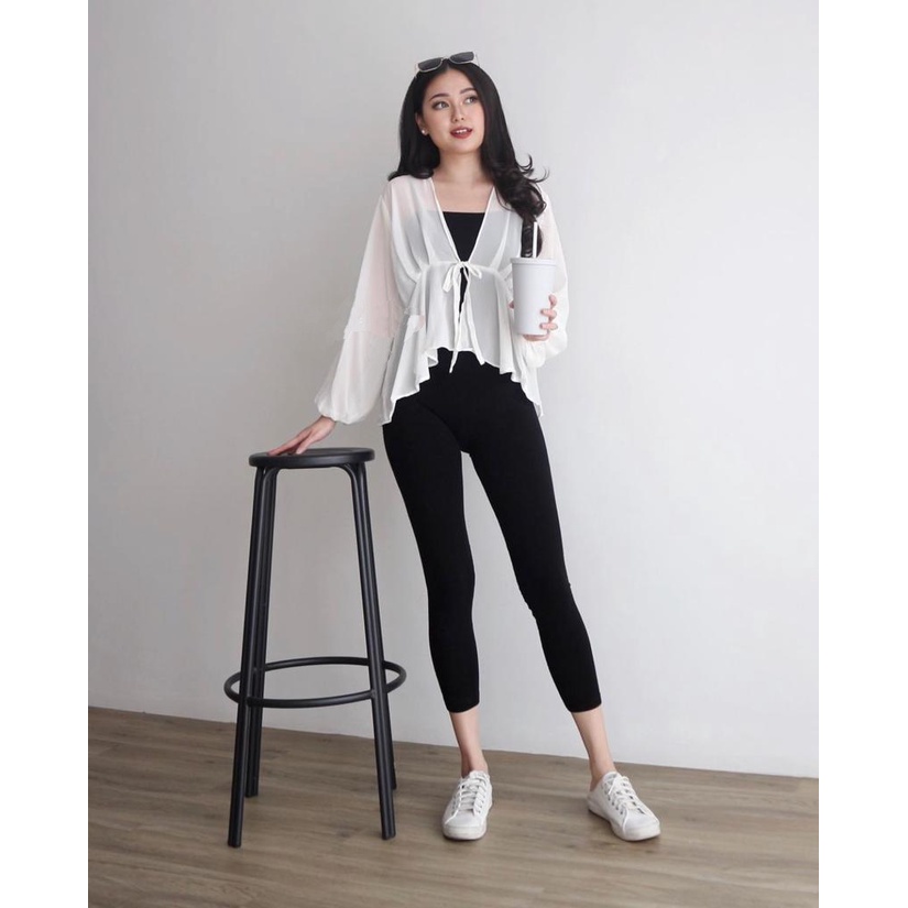 Toply shop Outer Silvia / Outer ceruty / Cardigan wanita